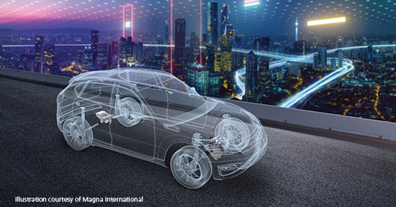 Magna Rendering of EV