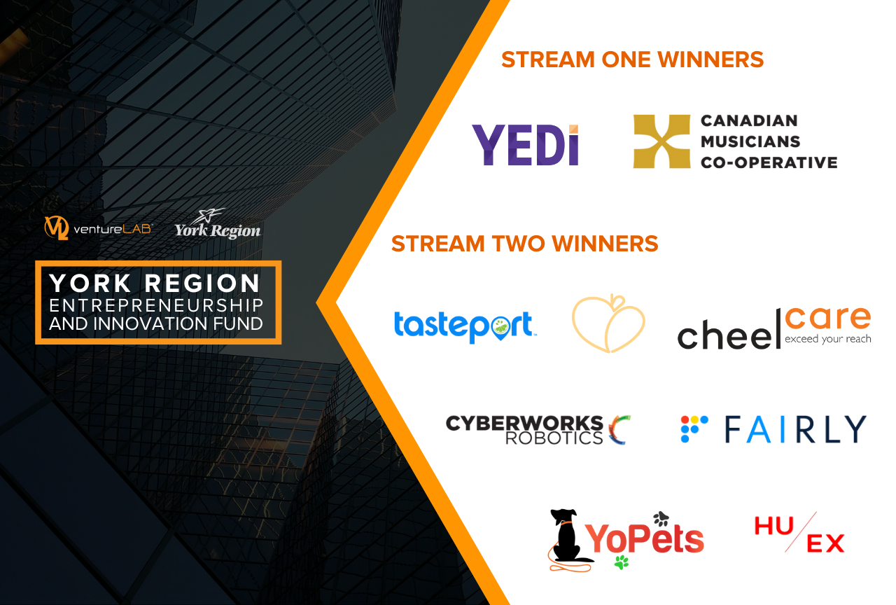 York Region Entrepreneurship and Innovation Fund Winners 2022