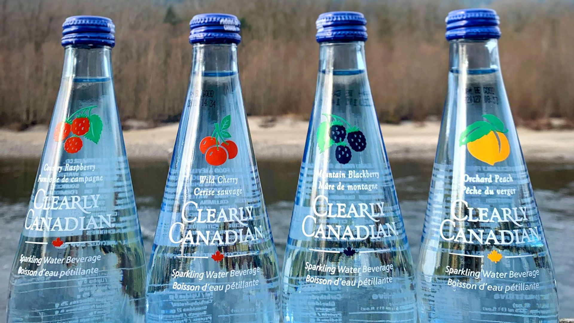 Clearly Canadian bottles