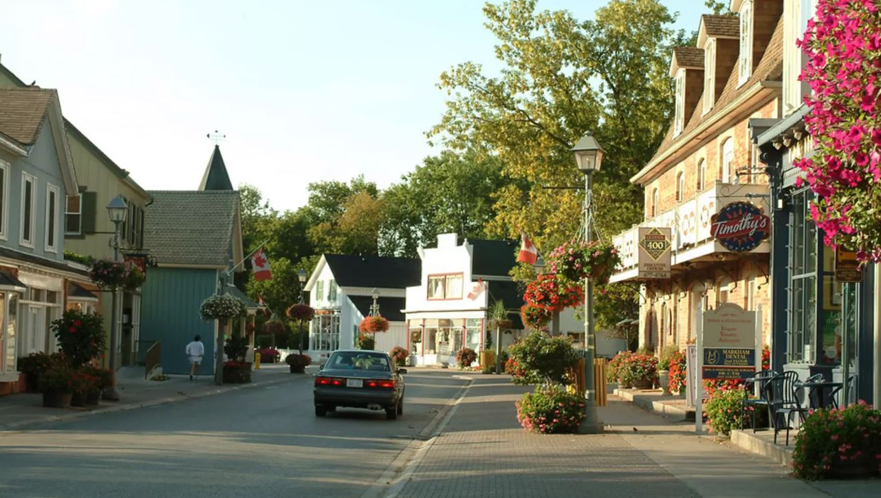 Streetscape on Unionville Main Street