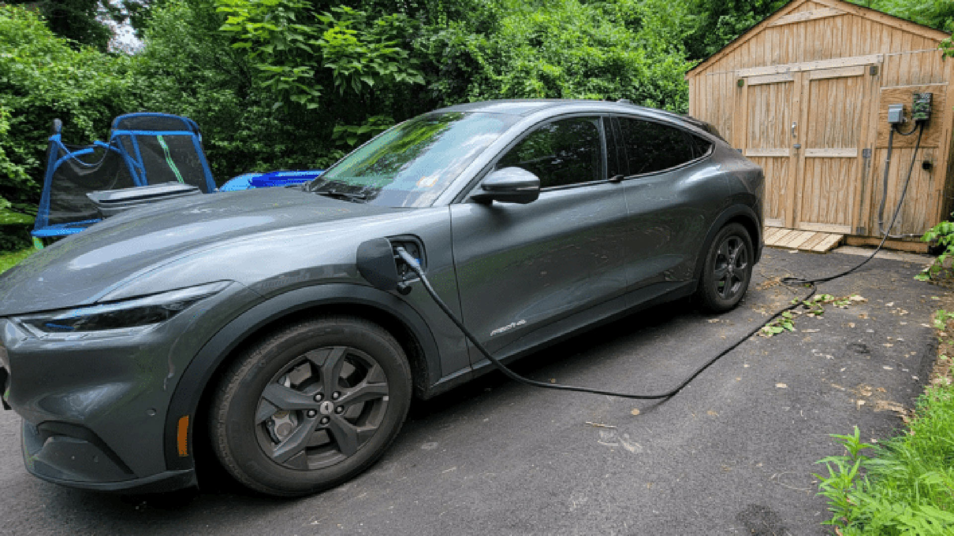 Vehicle with Electric Charger