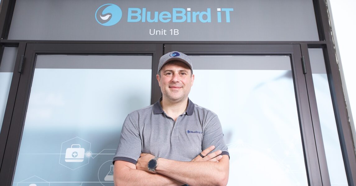 John Solomos, a Markham entrepreneur and founder of BlueBird IT Solutions