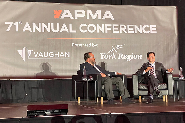 Justin Trudeau and Flavio Volpe