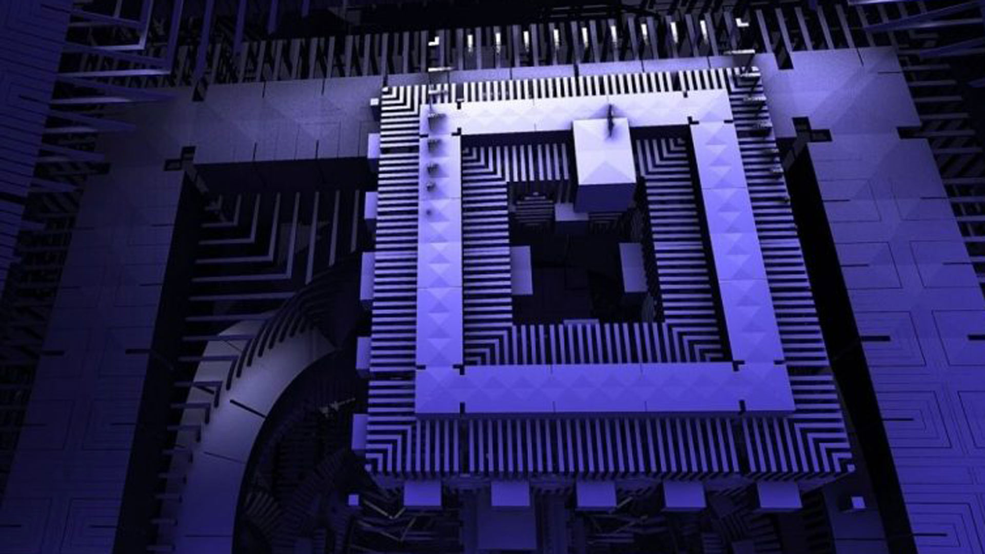 Quantum chip computer